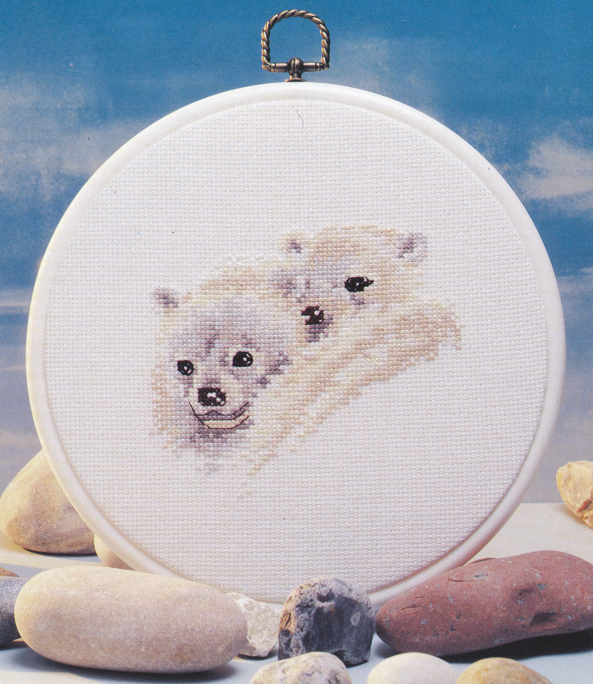 2 Isbj rne Broderikit Med Broderiramme Broderikits dk 2-isbj-rne-broderikit-med-broderiramme-broderikits-dk