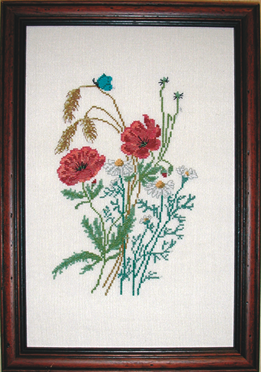 Markblomster broderikit