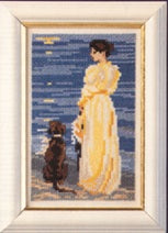 Broderikit af Den gule dame, Krøyer