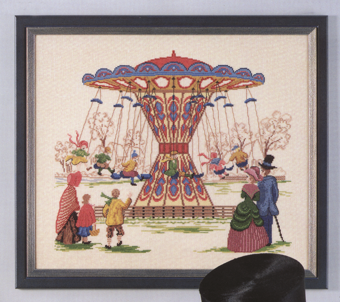 Svingkarrusellen broderikit