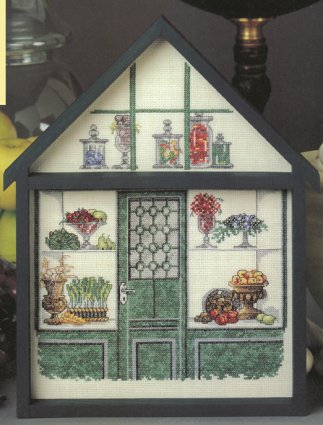 Grønsagsforretning broderikit