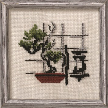 Bonsaitræ broderikit