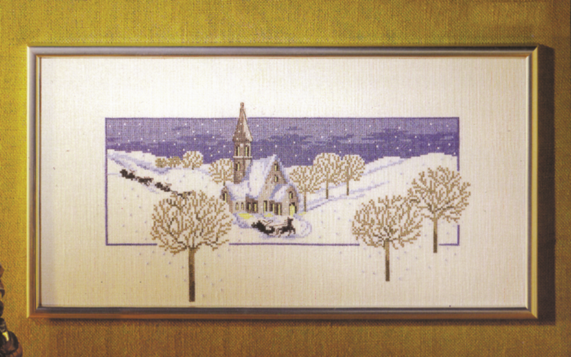 Kirke julenat broderikit