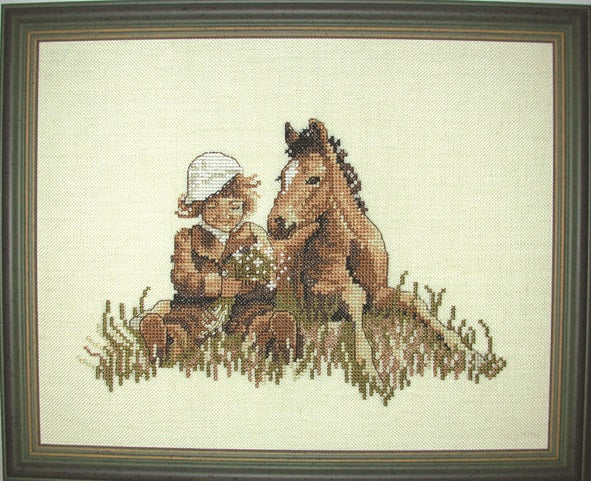 Føl og Barn broderikit