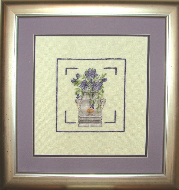Mælkejunge med klematis broderikit