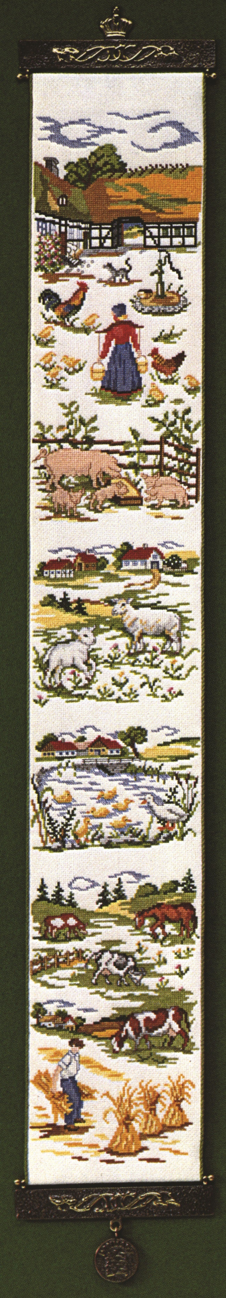 Klokkestreng Bondegård broderikit