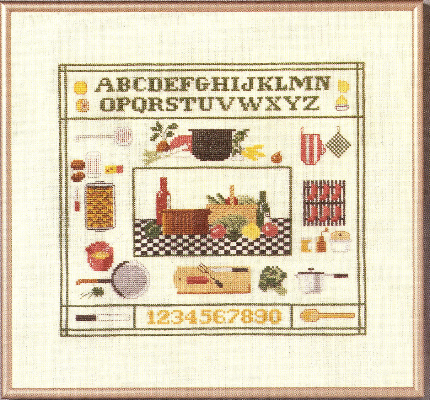 ABC - Picnickurv broderikit