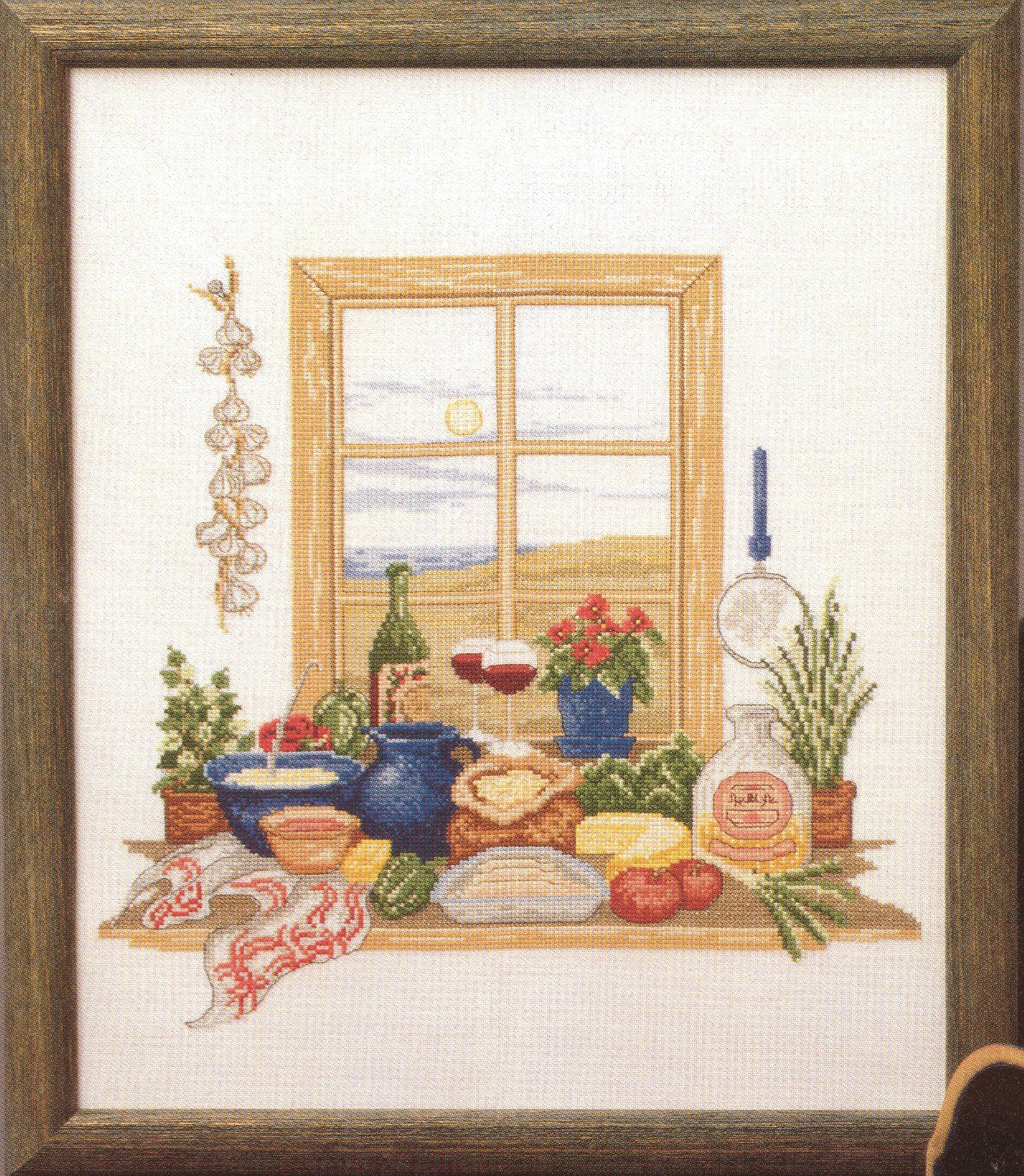 Køkkenvindue broderikit