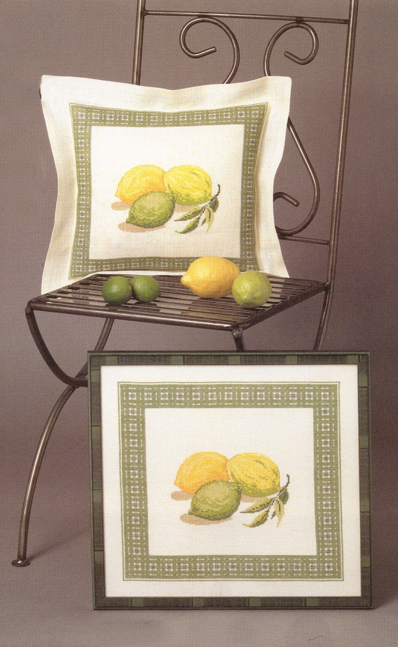 Lime og Citroner broderikit