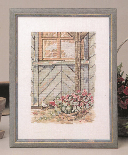 Blomster kurv broderikit