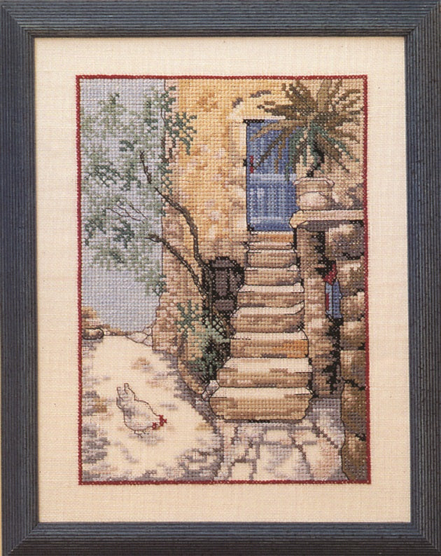 Høne i syden broderikit