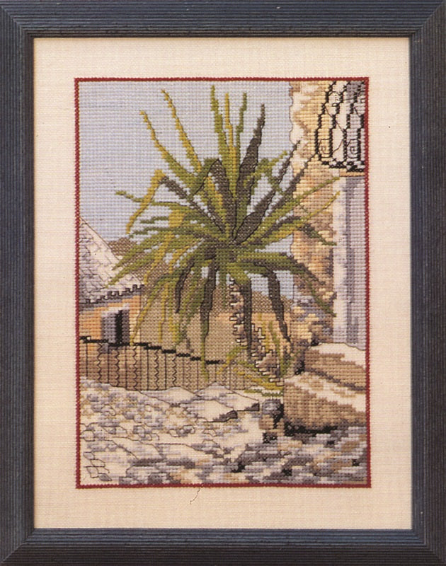 Palmer i syden broderikit