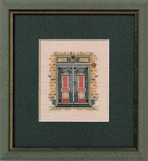 Grå Port broderikit
