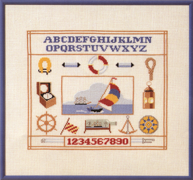 ABC Skibe - Broderikit