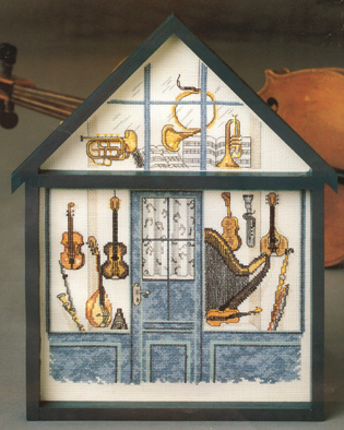 Musikforretning broderikit